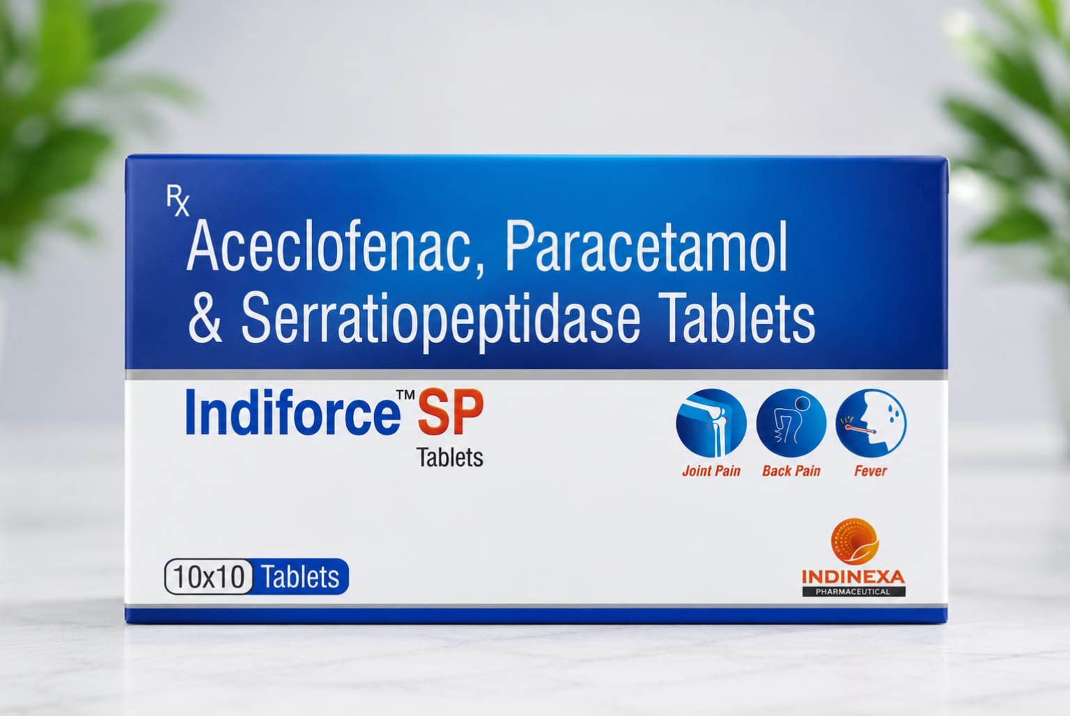 Indiforce SP — Indiforce SP Tablet packaging by Indinexa Pharmaceutical